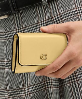 ジップ カード ケース・ラブド レザー | COACH/コーチ | 三越伊勢丹